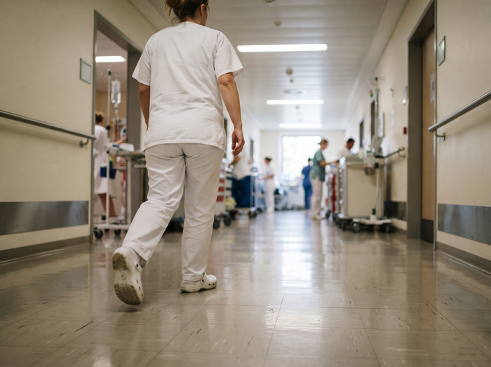 Pflege: Klinikflur